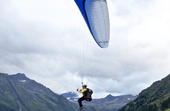Paragliding in the Eisack valley