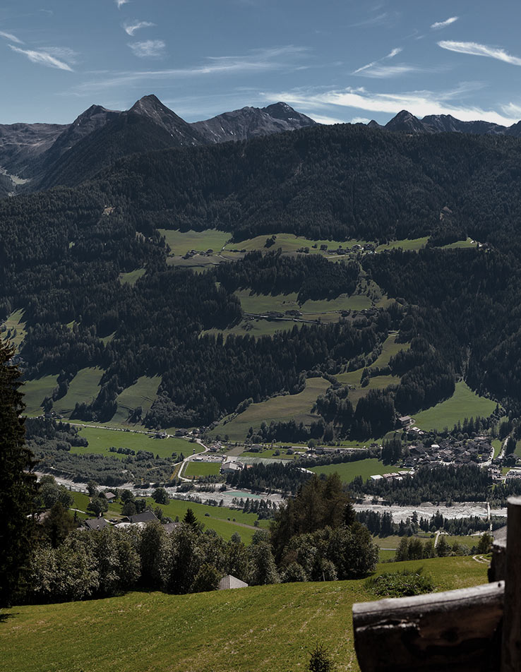 Bergblick im schönen Ratschingstal