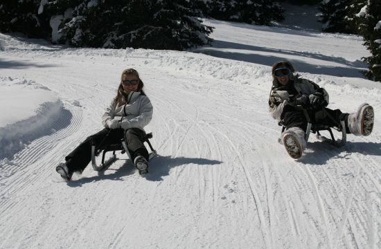 Tobogganing fun in Ratschings